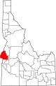 State map highlighting Washington County