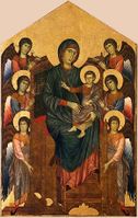 Virgin Enthroned with Angels