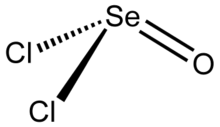 Structure of the selenium oxydichloride molecule