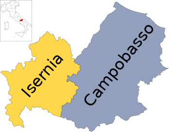Map of region of Molise, Italy, with provinces-it.svg
