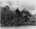 USS Arizona after Attack on Pearl Harbor