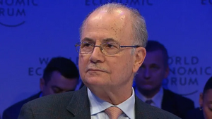 رئيس صندوق الاستثمار الفلسطيني محمد مصطفى في المنتدى الاقتصادي العالمي (دافوس). 17 يناير 2024