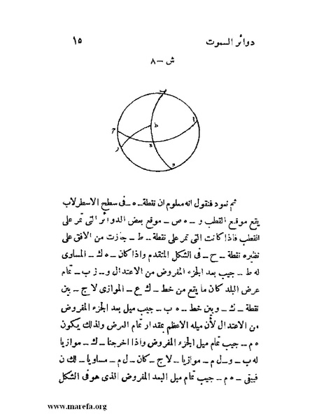 ملف:رسالة دوائر السموت في الأسطرلاب.pdf
