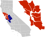 San Francisco Bay Area within California
